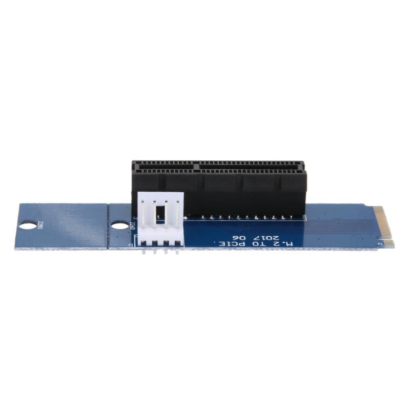 Riser NGFF M2 to PCI-e 4x Riser Card key M.2 SSD Port to PCI Express Convertor PCI-E 4X Female to NGFF M.2 Male Adaptador Riser - ebowsos