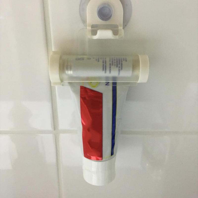 Rolling Squeezer Toothpaste Dispenser Tube Sucker Holder Dental Cream Bathroom Accessories Manual Syringe Gun Dispenser Gadgets - ebowsos