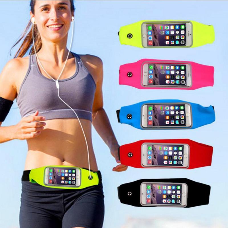 Running Sports Waist Bag Cycling Touch Screen Waterproof for iPhone 7 8 Plus Pockets Outdoor Multi Use Bags High Quality Bag - ebowsos