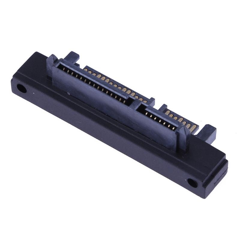 SATA Extender Adapter Hard Disk Interface Adapter 90 Degree Angle SATA  22Pin(7+15) Male to 22Pin(7+15) Female Extender Adapter - ebowsos