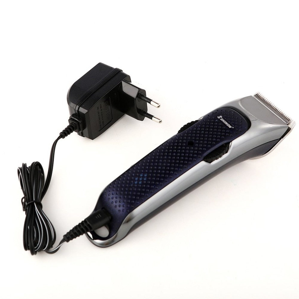 SH-1869 Electric Hair Clipper Rechargeable Professional Hair Cutter Trimmer with Guide Combs Universal Barber Haircut Tool - ebowsos
