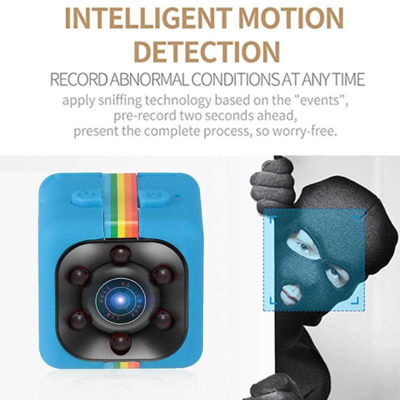 SQ11 HD 1080P Mini Camera Night Vision Camcorder Car DVR Infrared Video Recorder Digital Sport DV Camera Photography Accessories - ebowsos