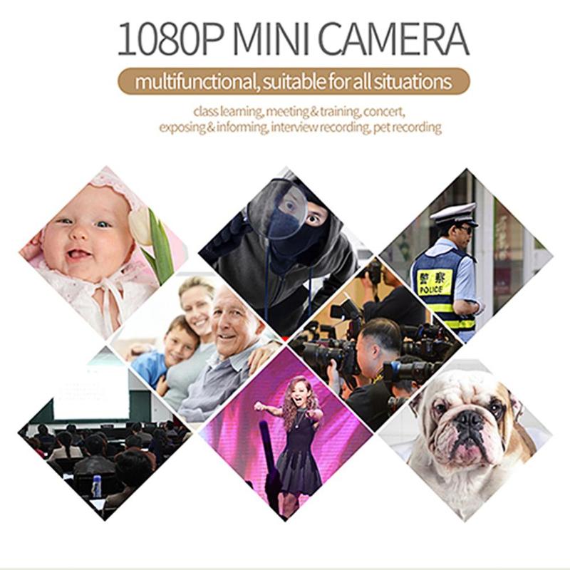 SQ11 HD 1080P Mini Camera Night Vision Camcorder Car DVR Infrared Video Recorder Digital Sport DV Camera Photography Accessories - ebowsos