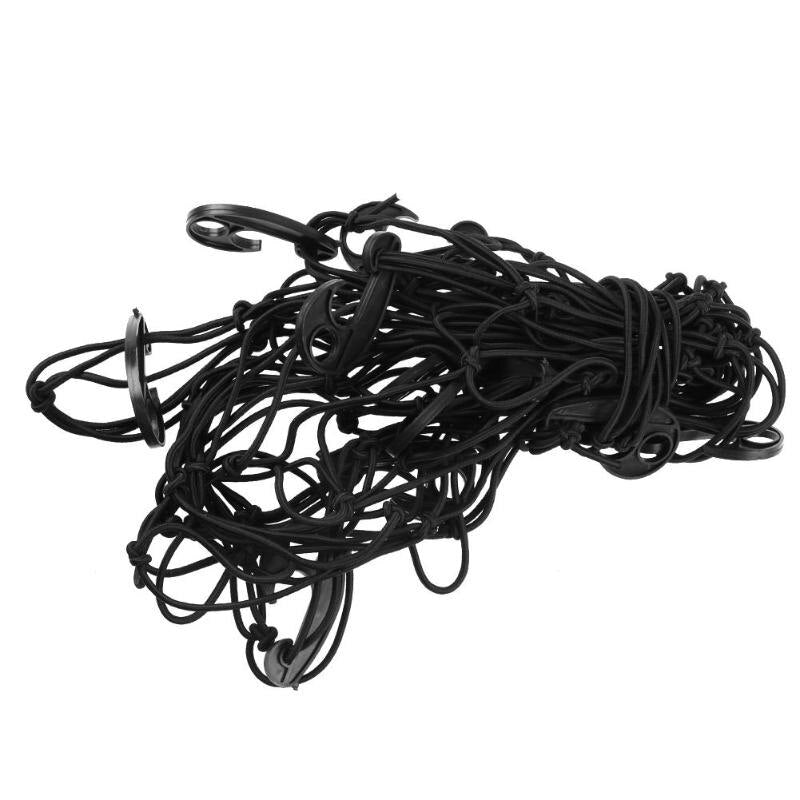 SUV Off-road Car Motorcycle Luggage Net Bike Multi Hooks Hold Down Fuel Tank Luggage Mesh Web Vehicle Accessories New Arrival - ebowsos
