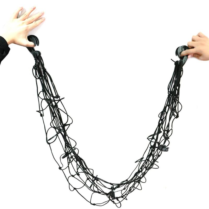 SUV Off-road Car Motorcycle Luggage Net Bike Multi Hooks Hold Down Fuel Tank Luggage Mesh Web Vehicle Accessories New Arrival - ebowsos