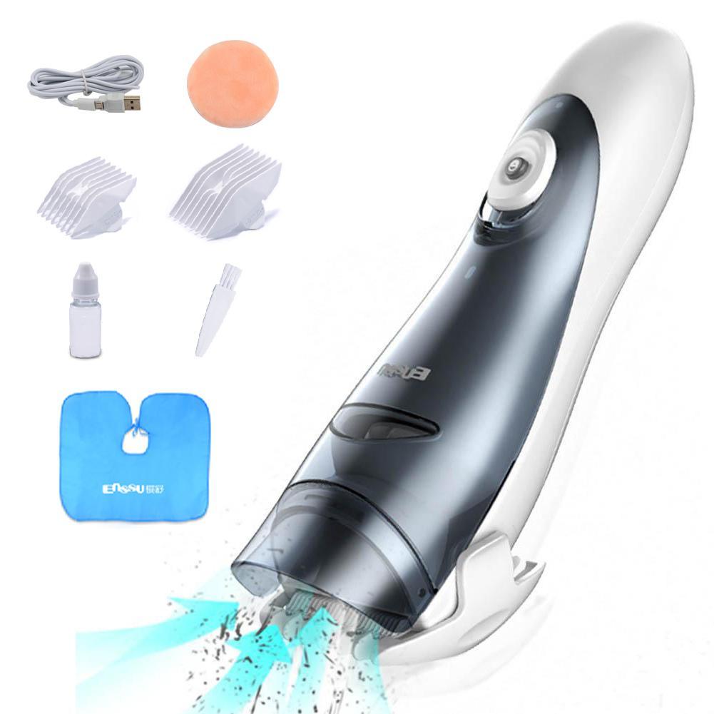 Sakura Automatic Suction Hair Artifact Trimmer Electric Waterproof Children Cut Hair Machine Baby Hairdressing Clippers Silent-ebowsos