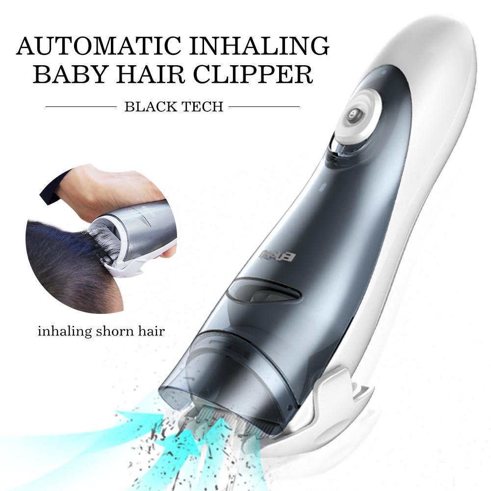 Sakura Automatic Suction Hair Artifact Trimmer Electric Waterproof Children Cut Hair Machine Baby Hairdressing Clippers Silent-ebowsos