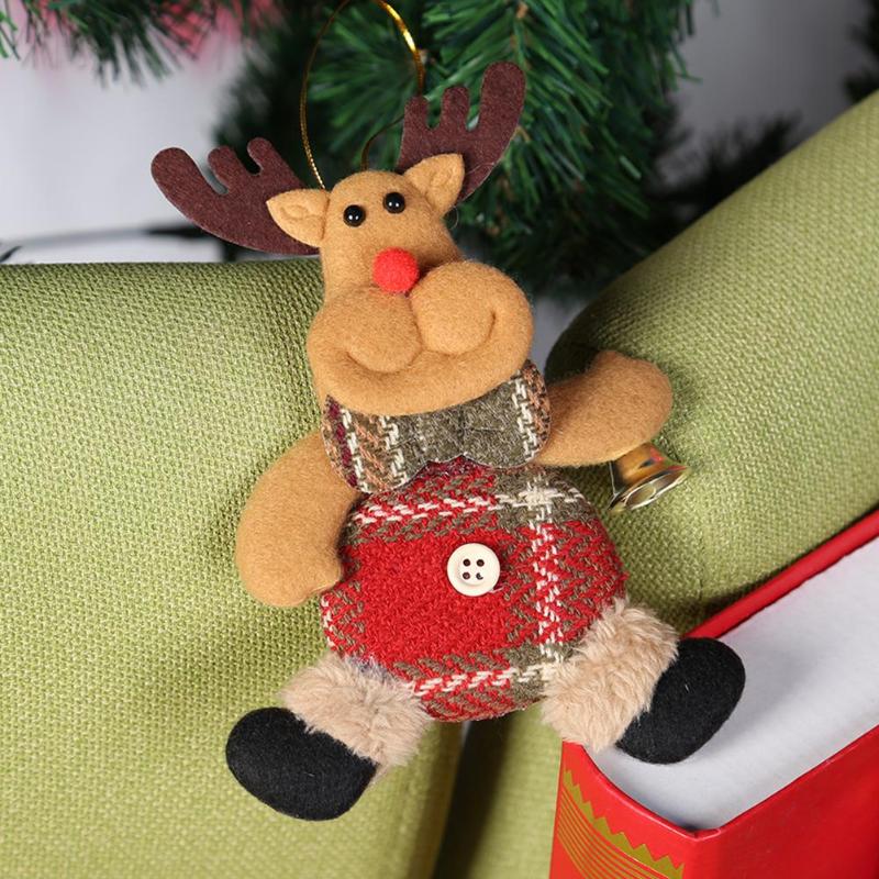 Santa Claus Christmas Ornaments Tree Decorations Household Pendant Decor - ebowsos