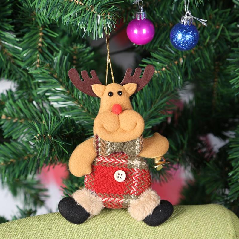 Santa Claus Christmas Ornaments Tree Decorations Household Pendant Decor - ebowsos