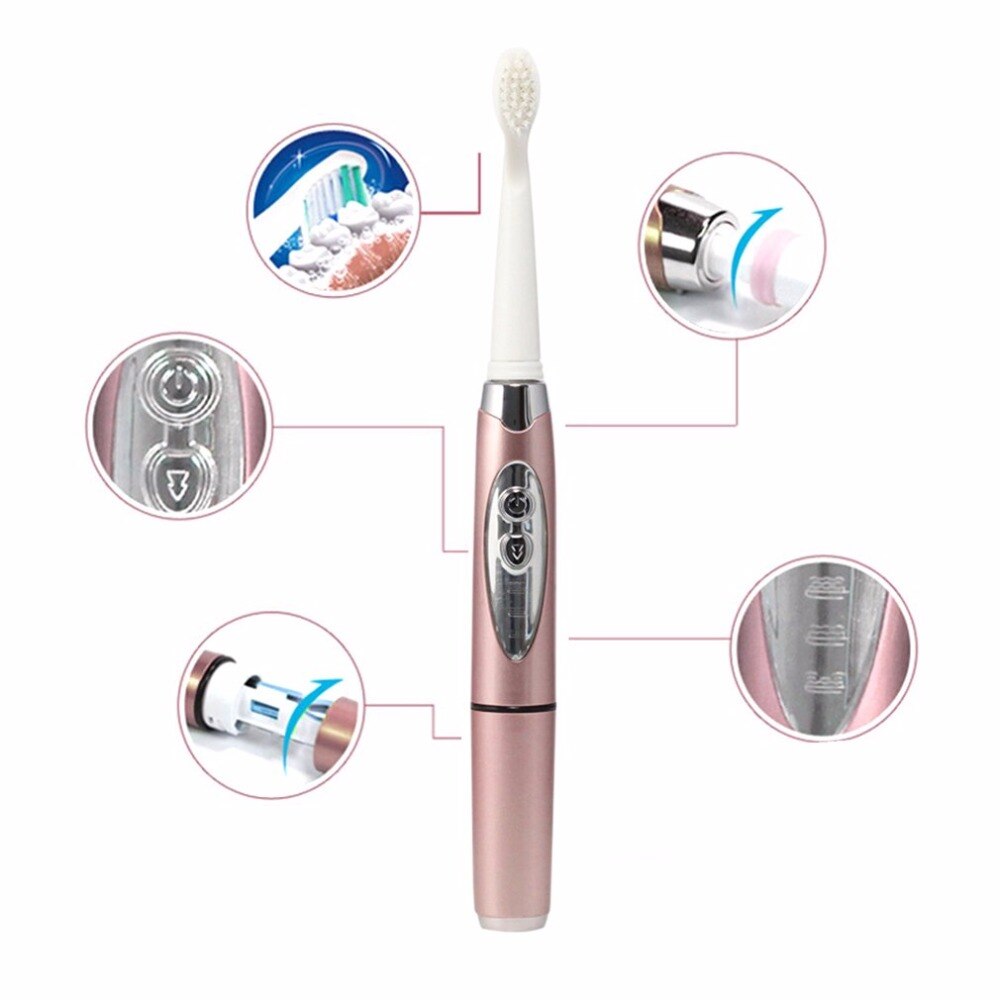 Seago SG-659 Waterproof Adult Battery Powered Electric Toothbrush 3 Cleaning Modes Tooth Health Care Adult Toothbrushes - ebowsos