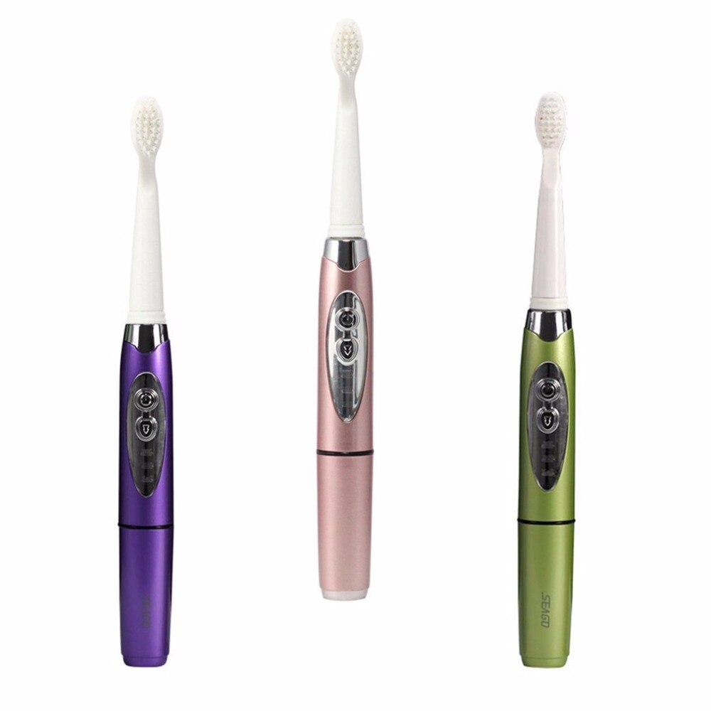 Seago SG-659 Waterproof Adult Battery Powered Electric Toothbrush 3 Cleaning Modes Tooth Health Care Adult Toothbrushes - ebowsos