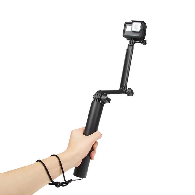 Selfie Stick for GoPro 3 Way Grip Arm Extendable Foldable Tripod Monopod Pole Selfie Stick for GoPro Hero 7 6 5 4 Action Camera - ebowsos