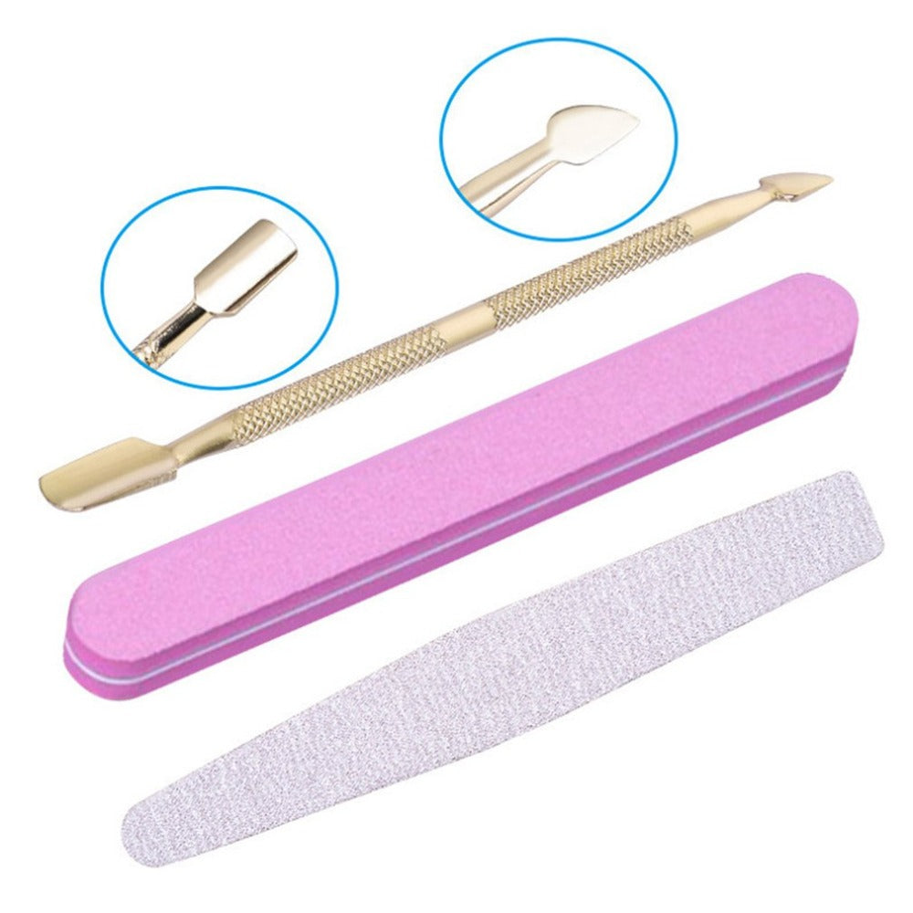 Set Nail Scissors Professional Suit Tool Stainless Steel Leather Case Apply To Nail Trim Cutters For Manicure - ebowsos