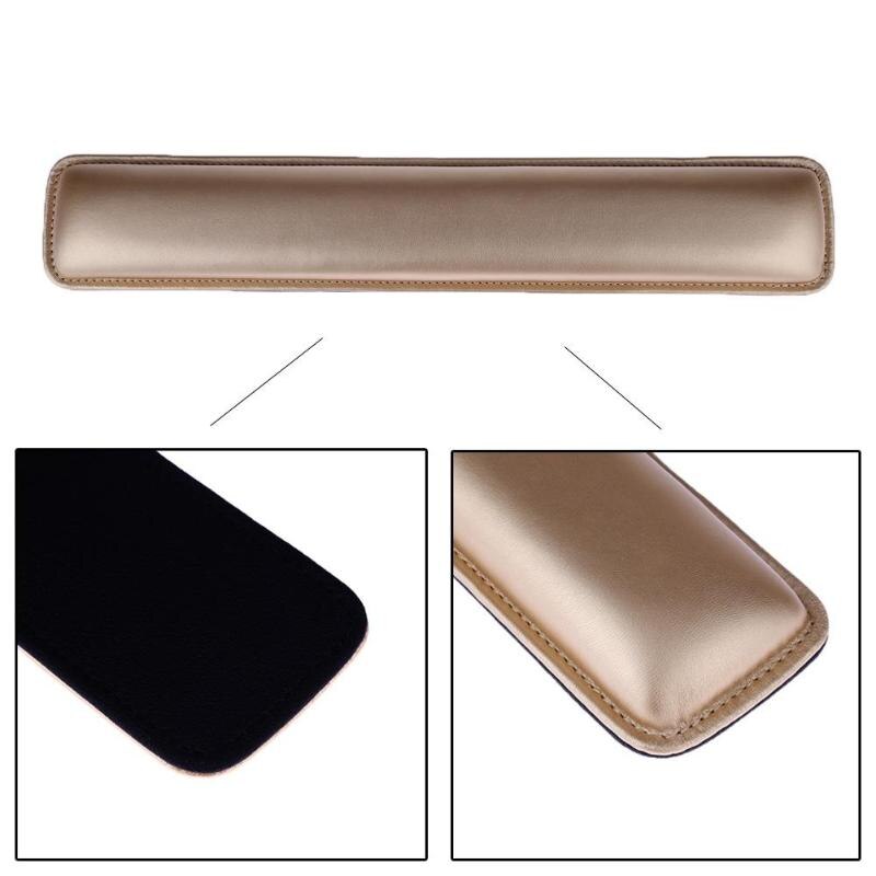 Sewn PU Leather Wrist Rest Pad for Keyboard Non-slip Wrist Support Cushion Comfort Hand Pillow for 104/108 Keys Teclado - ebowsos