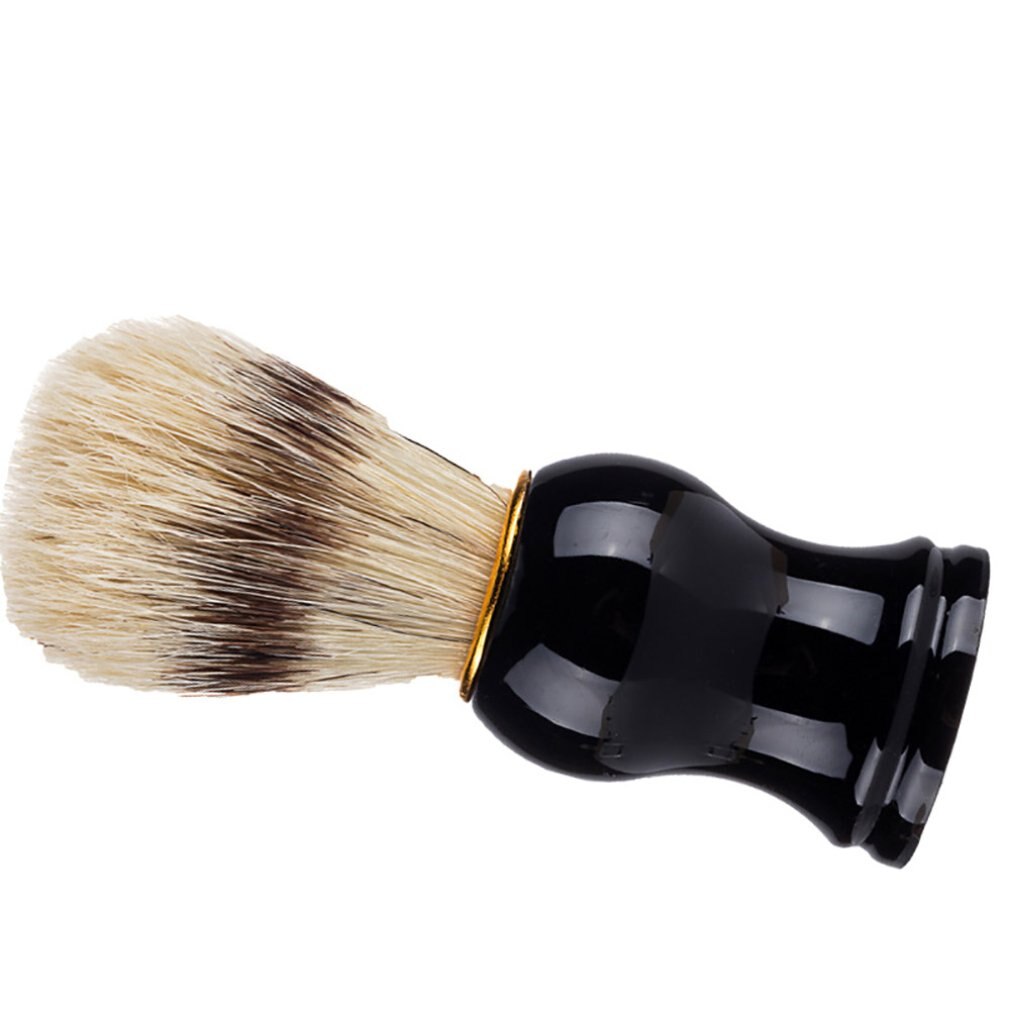 Shaving Brush Badger Beard Brushes Barber Mustache Tools Men's Shaving Assist Clean Tool ABS handle - ebowsos