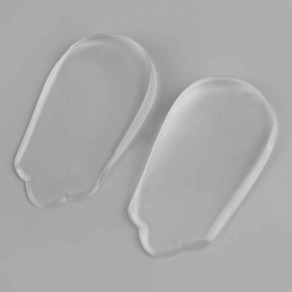 Silicone Gel Corrective Cushion Foot Heel Elastic Care Half Insole Shoe Pad Foot Care Tool Drop Shipping - ebowsos