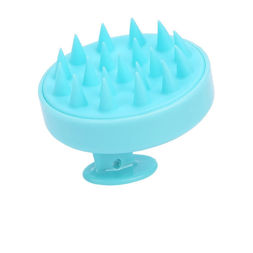 Silicone Head Body Clean Care Hair Root Itching Scalp Massage Comb Shower Brush Slimming Anti-Dandruff Wet Dry Dual Use - ebowsos