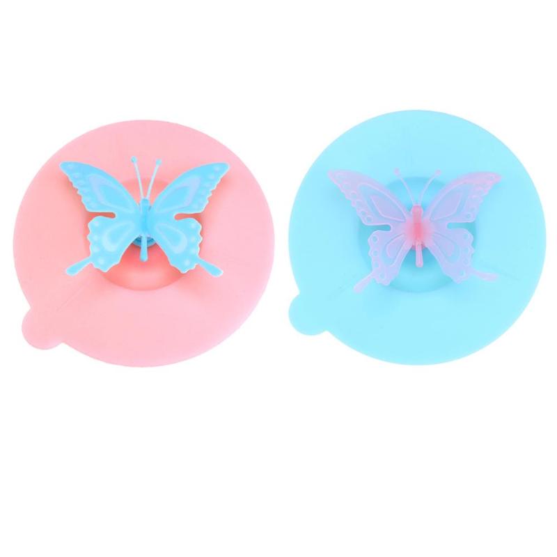 Silicone Heat-Resistant Cup Cover Dustproof Tea Lid Cap Kitchen Drinkware - ebowsos