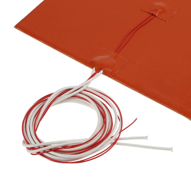 Silicone Heating Pad Heater 220V 750W 300mmx300mm for 3D Printer Heat Bed - ebowsos