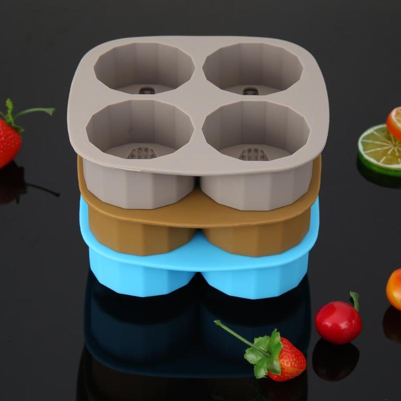Silicone Ice Cube Maker Tray Mold DIY Alligator Pattern Bar Drink Ice Mould - ebowsos