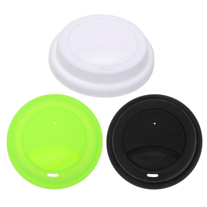 Silicone Insulation Leakproof Cup Lid Heat Resistant Anti-Dust Cup Cover Kitchen Tea Coffee Sealing Lid Caps Home Supplies E5M1 - ebowsos
