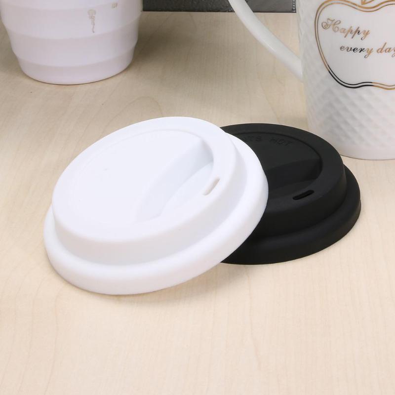 Silicone Insulation Leakproof Cup Lid Heat Resistant Anti-Dust Cup Cover Kitchen Tea Coffee Sealing Lid Caps Home Supplies E5M1 - ebowsos