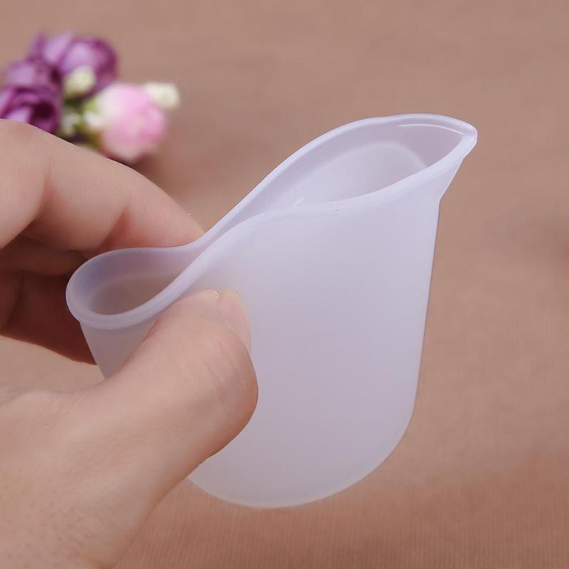 Silicone Measuring Cup Crystal Glue Transparent Cup DIY Cake Baking Mold Tool with Scale Kitchen Measuring Tools - ebowsos