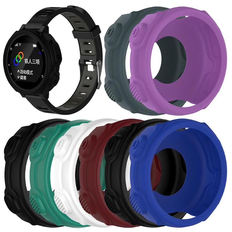 Silicone Skin Protective Case Cover protection shell case for Garmin Forerunner 235 735XT Watch - ebowsos