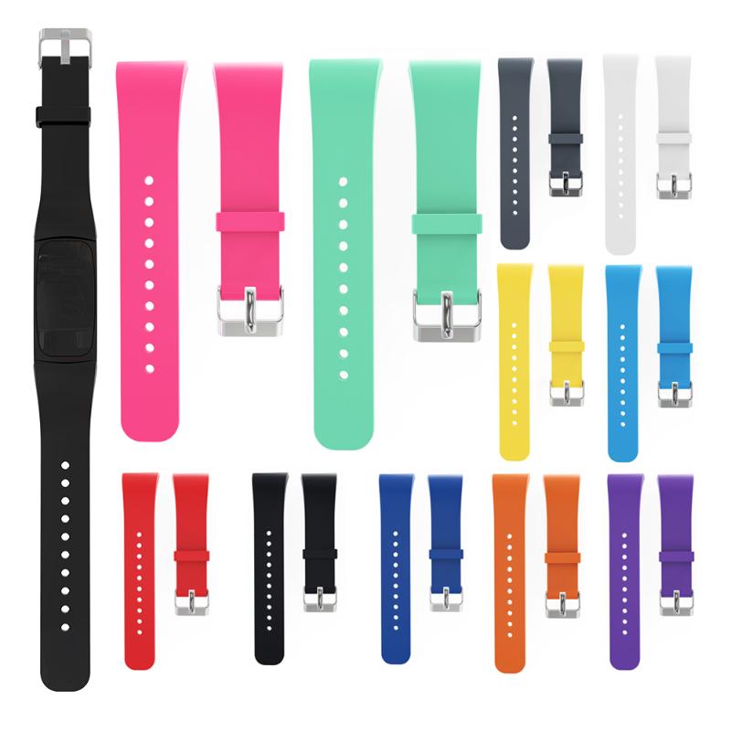 Silicone Smart Watch Bands Replacement Strap For Samsung Gear Fit 2 SM-R360 Watch Replacement WatchBand for Sport Travel Work - ebowsos