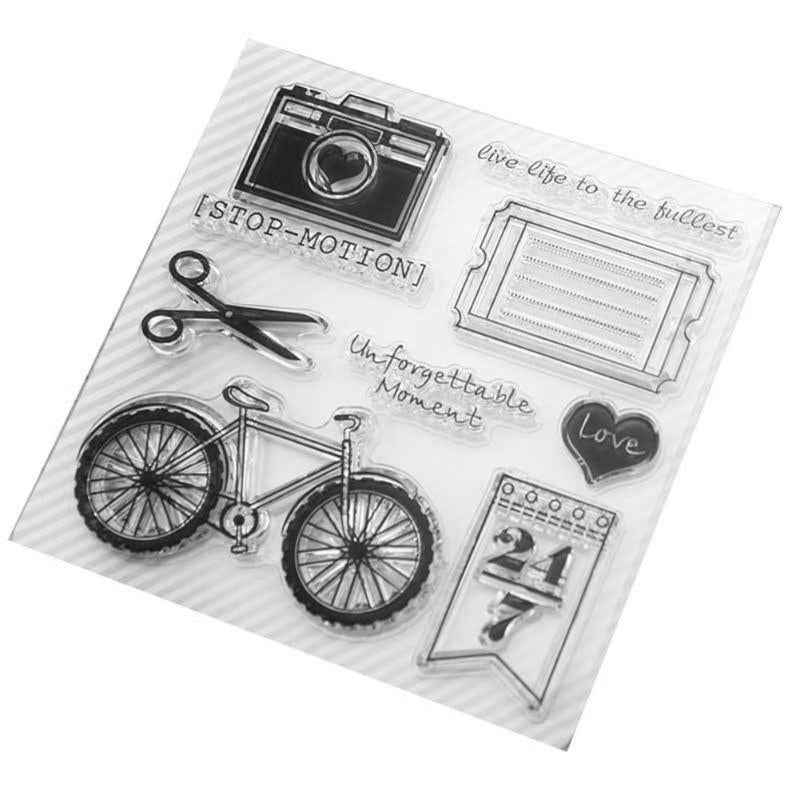 Silicone Transparent Seals Clear Stamps for DIY Scrapbooking Photo Album - ebowsos