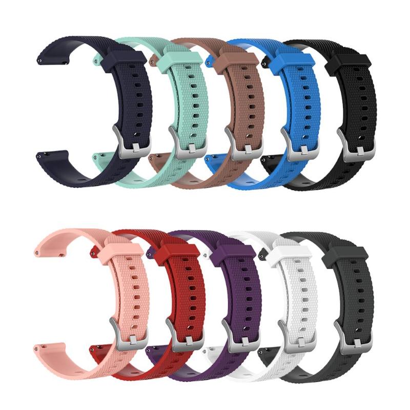 Silicone Watch Band Strap for Samsung Gear Sports Garmin Vivoactive3 Watch Vivomove HR Smart Watch - ebowsos
