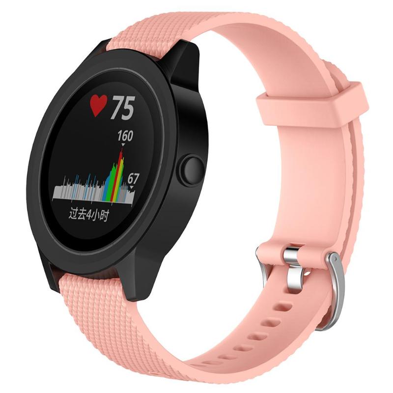 Silicone Watch Band Strap for Samsung Gear Sports Garmin Vivoactive3 Watch Vivomove HR Smart Watch - ebowsos