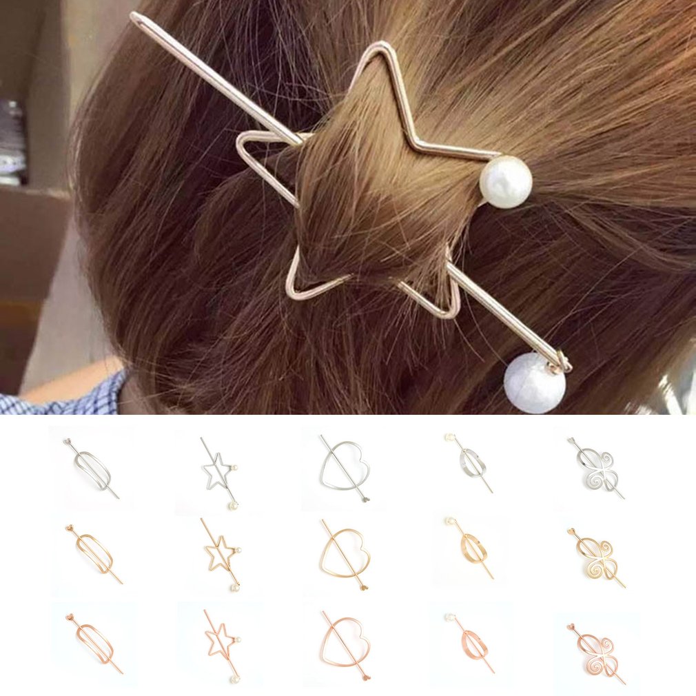 Simple versatile Korean hair clip ponytail accessories hair texturizers women beauty - ebowsos