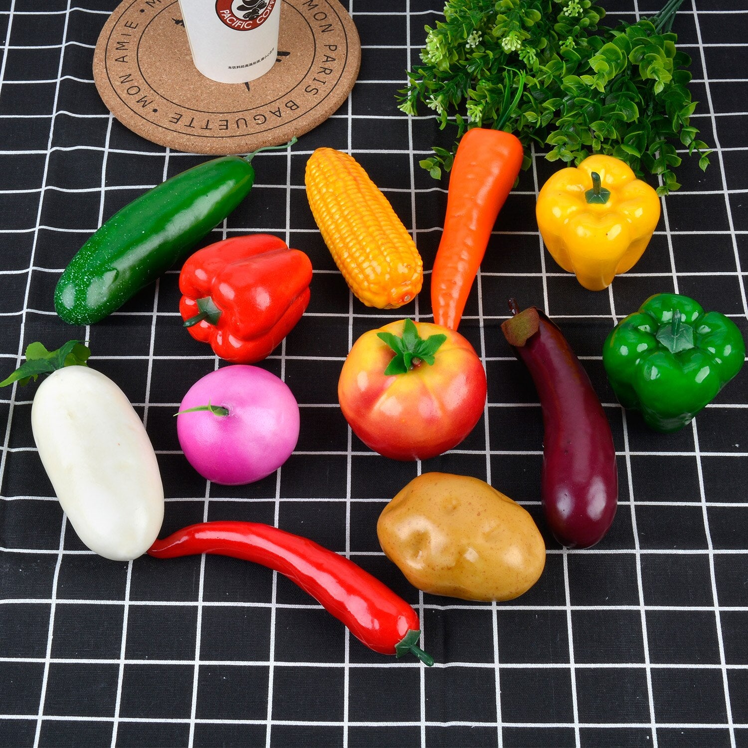 Simulation Vegetable Model Photography Props Window Display Artificial Vegetable Lifelike Fake Simulated Vegetable Home Decor-ebowsos