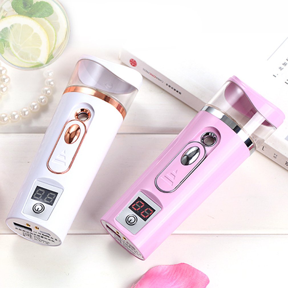 Skin Test Hydrating Instrument Charging Treasure Nano Spray Hydrating Instrument Hydrating Beauty Instrument Steaming Face - ebowsos