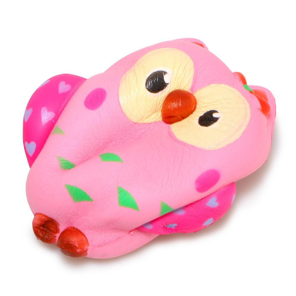 Slow Rising Toy Owl Shape Relieves Stress Toy Decompression Squeeze Toy for Children Adults Anxiety Attention-ebowsos