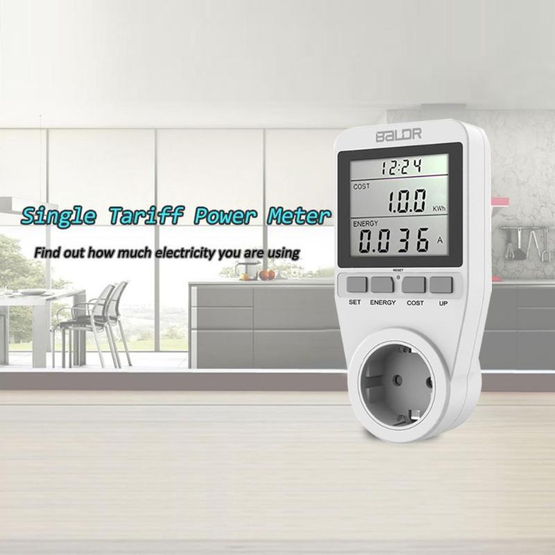 Smart Socket Digital Voltmeter Power Analyzer Energy Meter Power Meter Plug Monitoring Testing Instrument Power Consumption - ebowsos