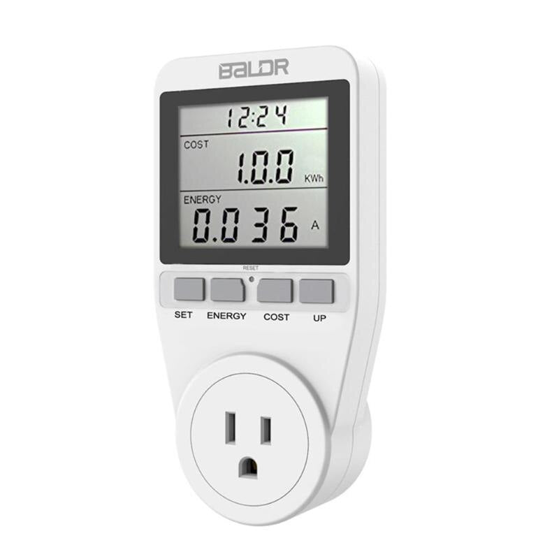 Smart Socket Digital Voltmeter Power Analyzer Energy Meter Power Meter Plug Monitoring Testing Instrument Power Consumption - ebowsos