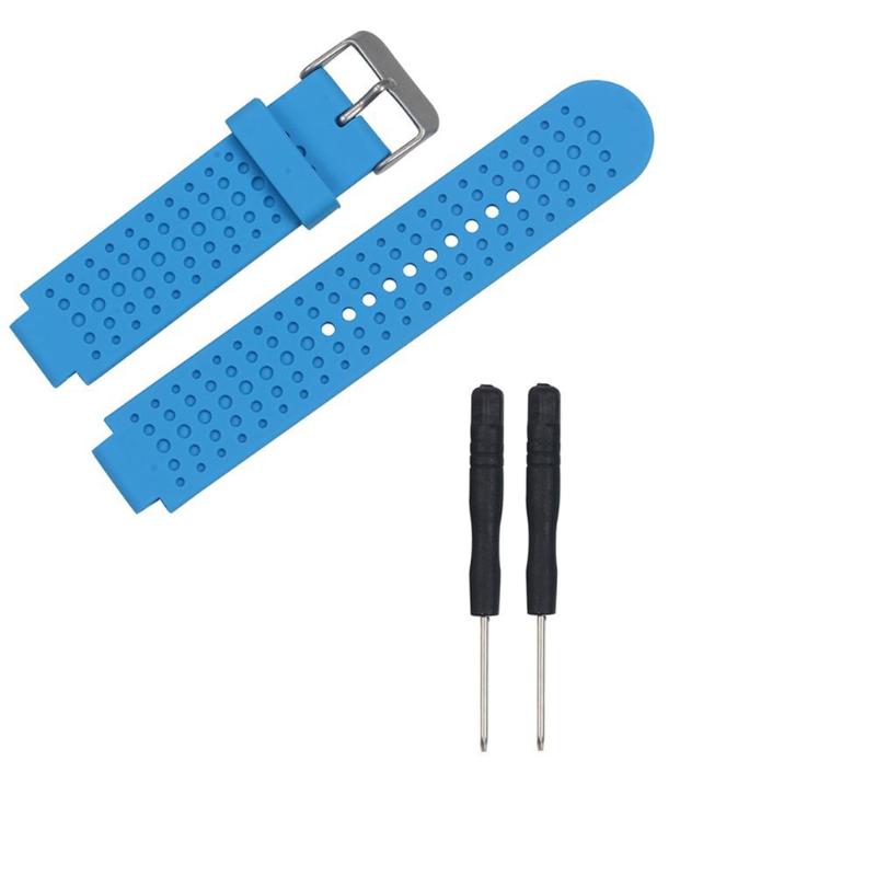 Smart Watch Band Replacement Silicone Watchbands Wrist Strap for Garmin Forerunner 25 Smart Bracelet with Tools Accessories - ebowsos