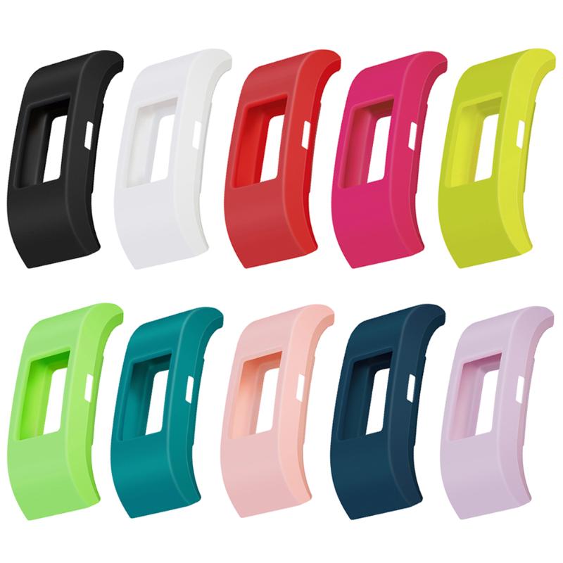 Smart Wristband Frame Protective Case Soft Silicone Smart Watch Frame Cover Protector Case Replacement For Fitbit Charge 2 - ebowsos