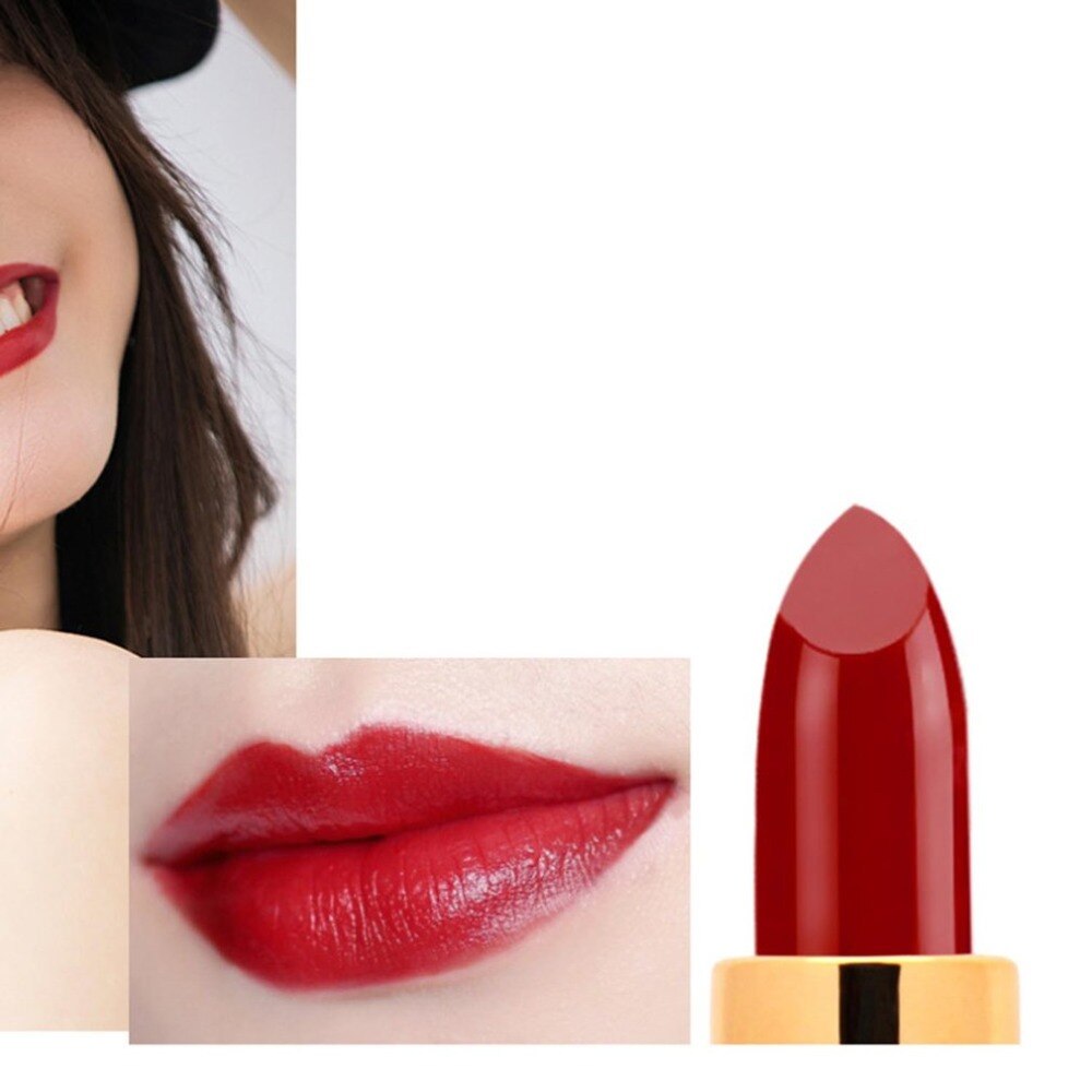Snow Feifei red lipstick moisturizing matte coral red queen color Chinese red - ebowsos