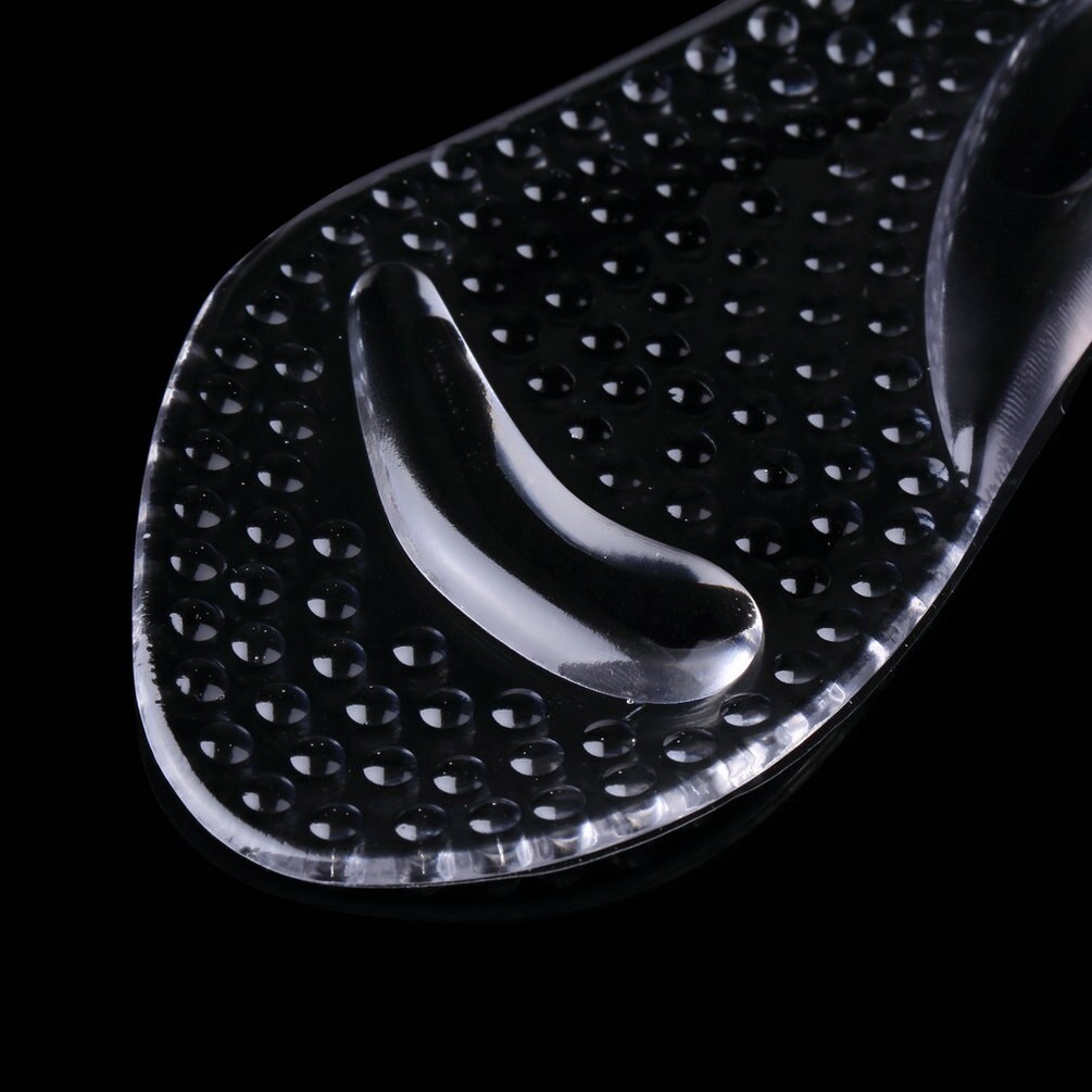 Soft Anti-pain Support Transparent Silicone Heels Thick Soles insoles Women Pad  for Foot Care Tool - ebowsos