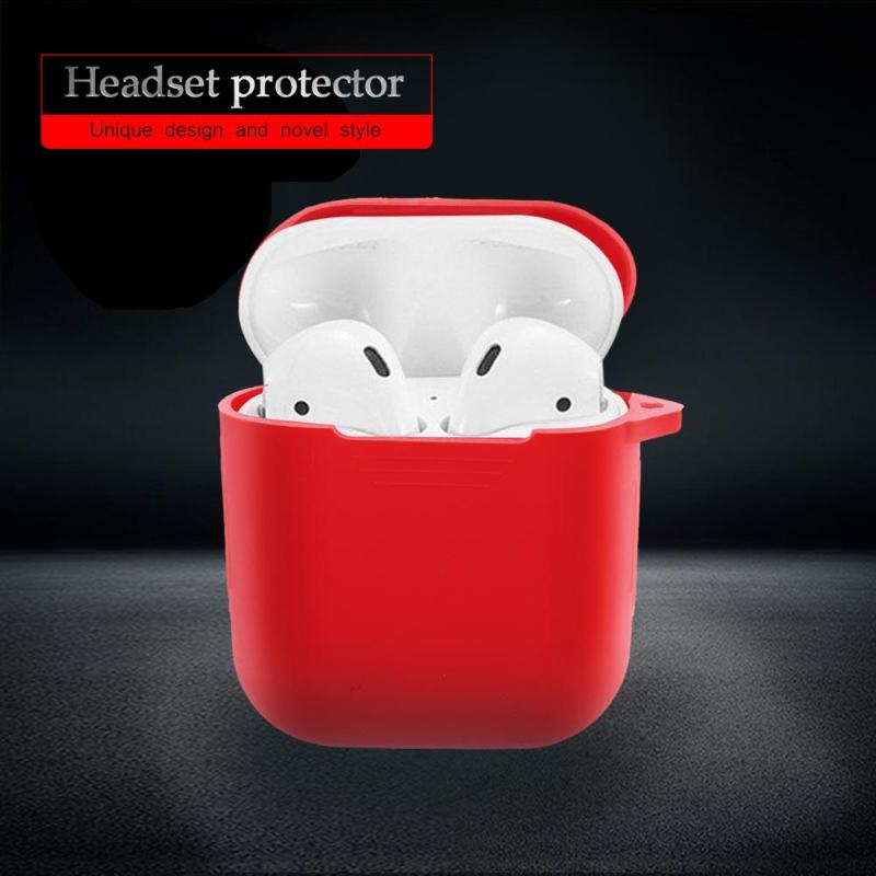 Soft Silicone Antislip Ear Cover Hook Earphone Earbuds Tips Headset Shockproof Case Protector for Apple AirPods TWS New Arrival - ebowsos