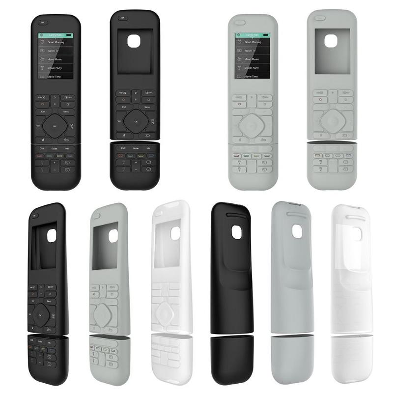 Soft Silicone Protective Case Cover Skin Replacement for Logitech Harmony Elite Remote Control Protective Cover Case - ebowsos