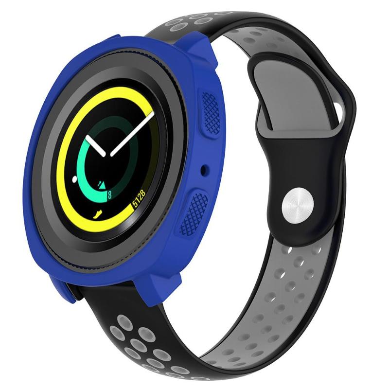 Soft Silicone Protector Case Cover Shell Sleeve Replacement for Samsung Gear Sport R600 Smart Watch Case Accessories - ebowsos