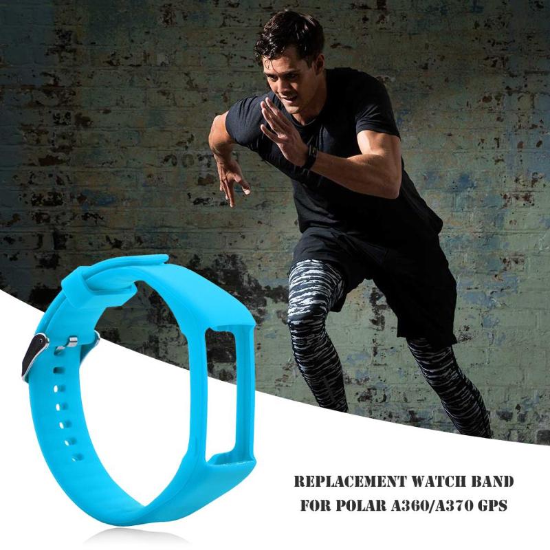 Soft Silicone Replacement Watch Strap Wristband for Polar A360 A370 GPS Smart Watch Bracelet Wrist Strap High Quality Accessory - ebowsos