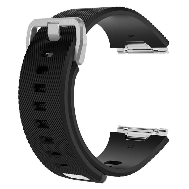 Soft Silicone Smartwatch Strap Belt Replacement Sport Smart Watch Band Strap Bracelet Wrist Belt for Fitbit Ionic Smart Watches - ebowsos