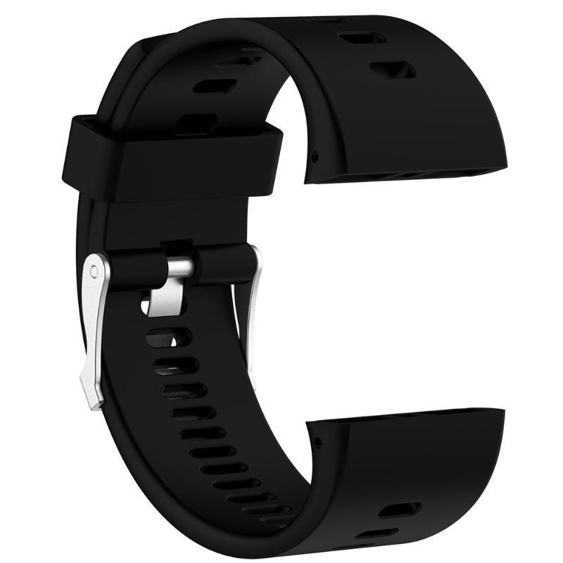 Soft Silicone Watchband Replacement watch strap With Classic stainless steel buckle for Polar V800 GPS Smart Sports Watch - ebowsos