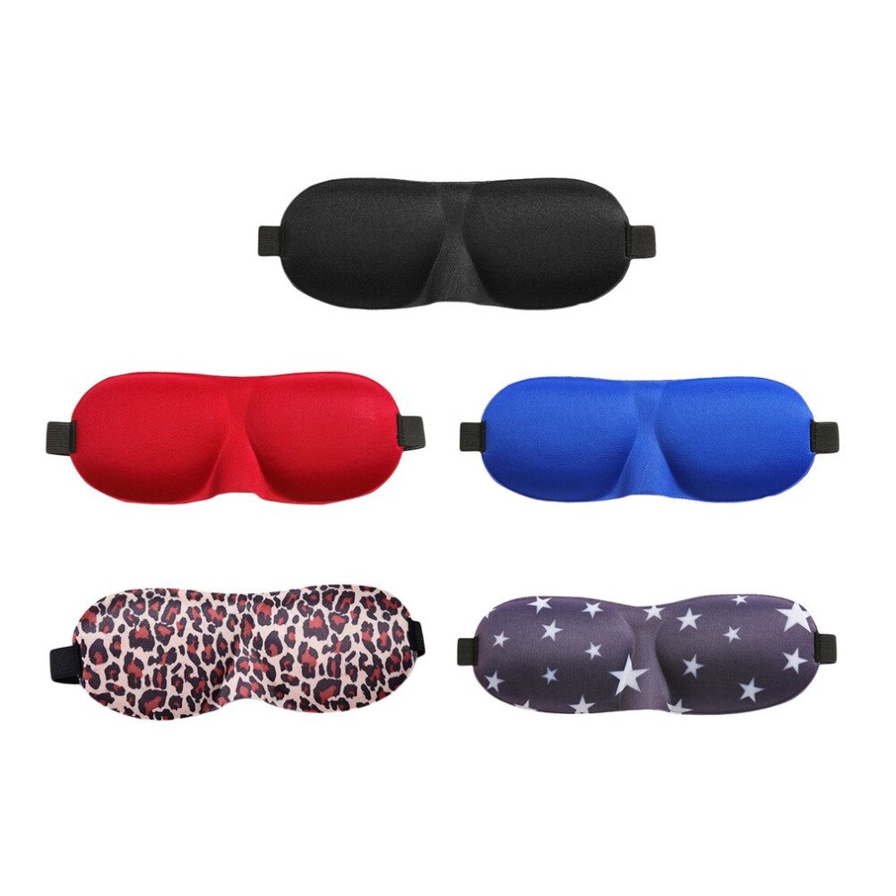 Sponge Eyeshade Sleeping Eye Mask Cover Eyepatch Blindfolds Shield Sleep Goggles Slow Rebound Earplug For Flight Travel Office - ebowsos