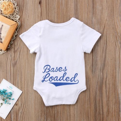 Sport Rugby Newborn Infant Baby Girl Boy bodysuits Short Sleeve Cotton Summer Jumpsuit Playsuit Outfit Cotton Pajama 0-2T - ebowsos